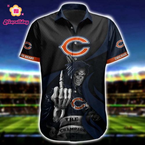 NFL Chicago Bears Hawaiian Shirt Short For Fans