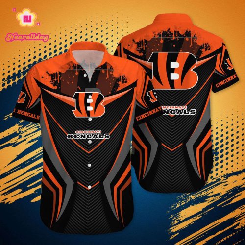 NFL Cincinnati Bengals Hawaiian Shirt And Short This Summer FVJ3