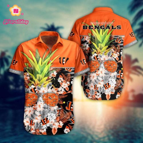NFL Cincinnati Bengals Hawaiian Shirt Pineapple New Trending