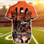 NFL Cincinnati Bengals Hawaiian Shirt Short For Fans 04 NFL Cincinnati Bengals Hawaiian Shirt Short For Fans 04