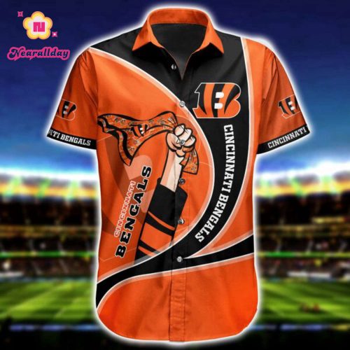 NFL Cincinnati Bengals Hawaiian Shirt Short For Fans 05