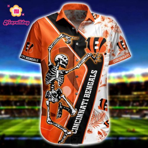 NFL Cincinnati Bengals Hawaiian Shirt Short For Fans 08