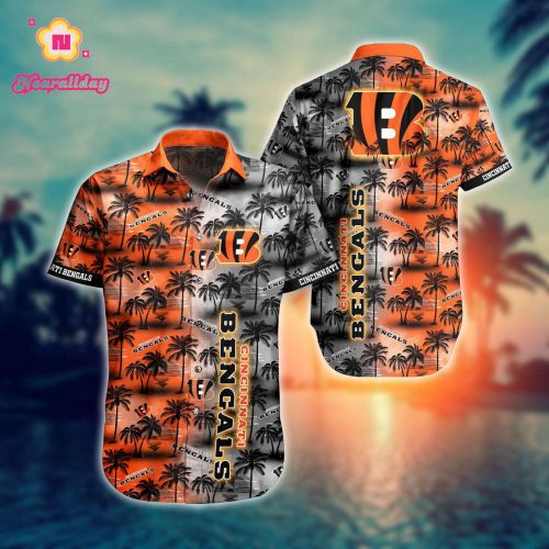 NFL Cincinnati Bengals Hawaiian Shirt Short For Fans 11