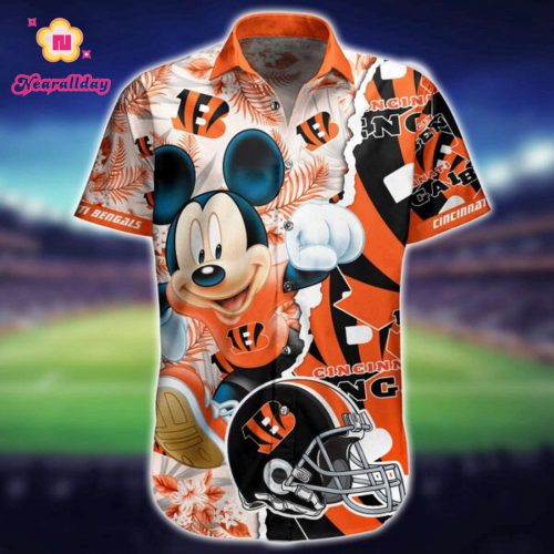 NFL Cincinnati Bengals Hawaiian Shirt Short For Fans