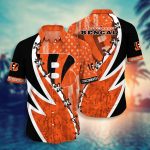 NFL Cincinnati Bengals Hawaiian Shirt Short Style Hot Trending 03 NFL Cincinnati Bengals Hawaiian Shirt Short Style Hot Trending 03