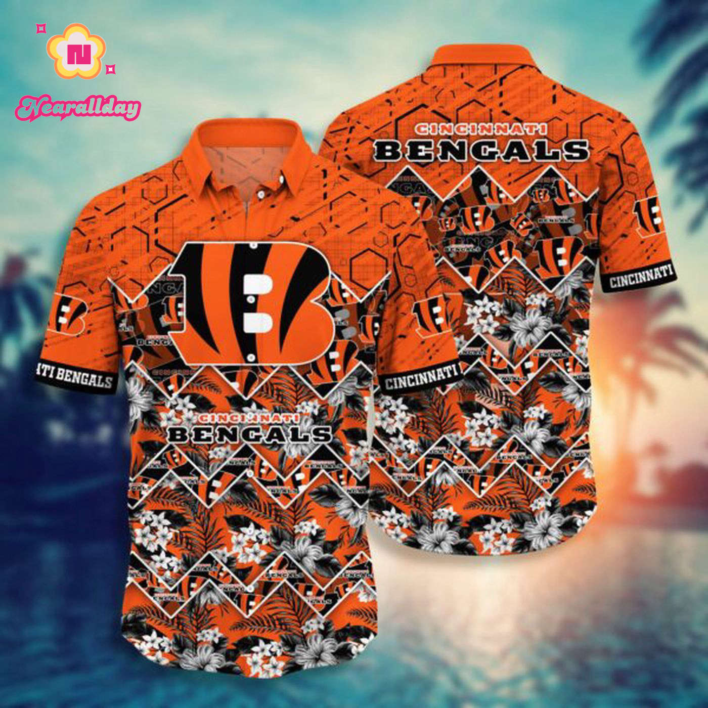 NFL Cincinnati Bengals Hawaiian Shirt Style Hot Trending 01 NFL Cincinnati Bengals Hawaiian Shirt Style Hot Trending 01