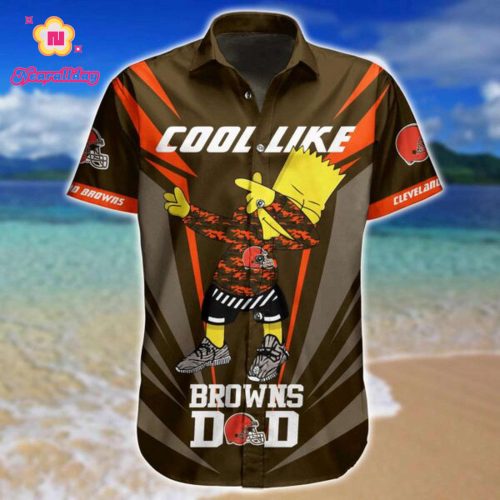 NFL Cleveland Browns Hawaiian Shirt Short Cool Like