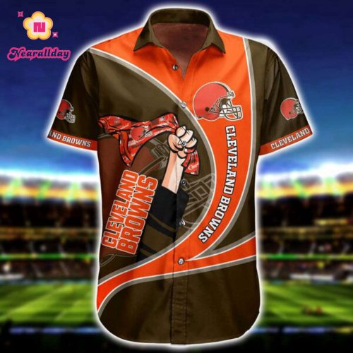 NFL Cleveland Browns Hawaiian Shirt Short Summer