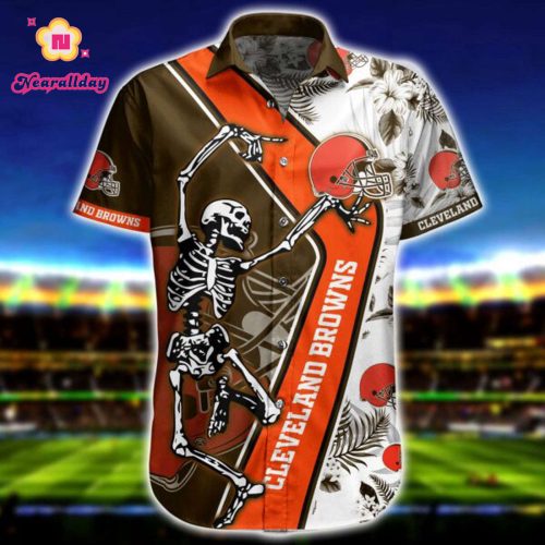 NFL Cleveland Browns Hawaiian Shirt Short Summer Trending