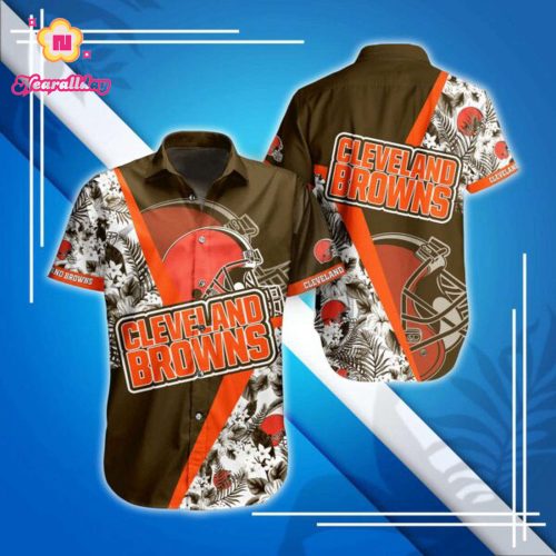 NFL Cleveland Browns Hawaiian Shirt Style Summer Trending
