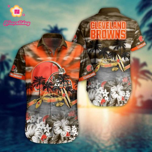 NFL Cleveland Browns Hawaiian Shirt Summer FVJ3