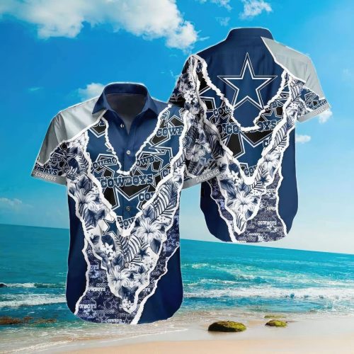 NFL Dallas Cowboys Hawaiian Shirt And Short This Summer FVJ2