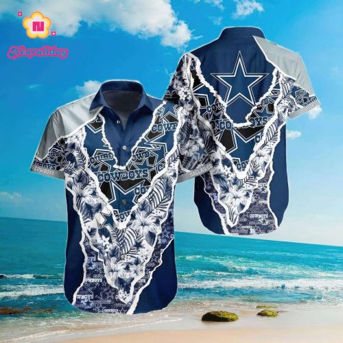 NFL Dallas Cowboys Hawaiian Shirt And Short This Summer FVJ2