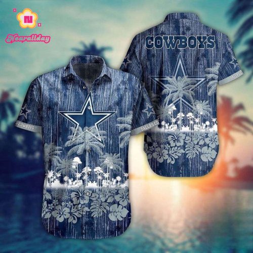 NFL Dallas Cowboys Hawaiian Shirt And Short This Summer FVJ5