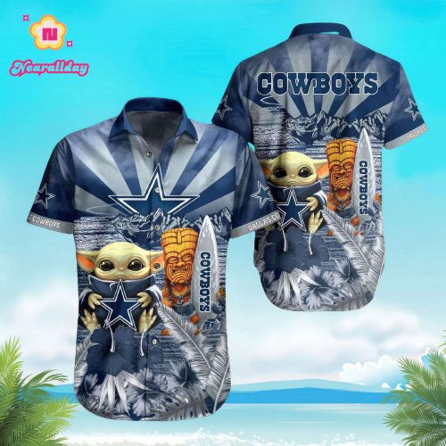 NFL Dallas Cowboys Hawaiian Shirt Baby Yoda Style Summer