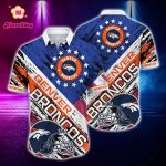 NFL Hawaiian Shirt Denver Broncos and Tshirt rugby helmet