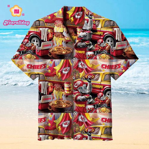 NFL Kansas City Chiefs Casual Hawaiian Shirt