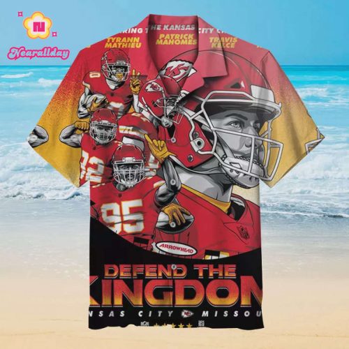 NFL Kansas City Chiefs Logo Hawaiian Shirt