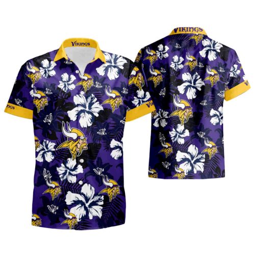 Nfl Minnesota Vikings Hawaiian Shirt V2 2023 summer shirt
