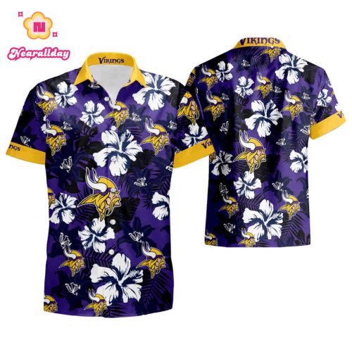 Nfl Minnesota Vikings Hawaiian Shirt V2 2023 summer shirt