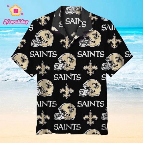 NFL New Orleans Saints Logo Hawaiian Shirt