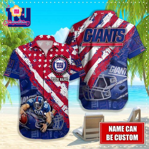 NFL New York Giants Custom Hawaiian Shirt