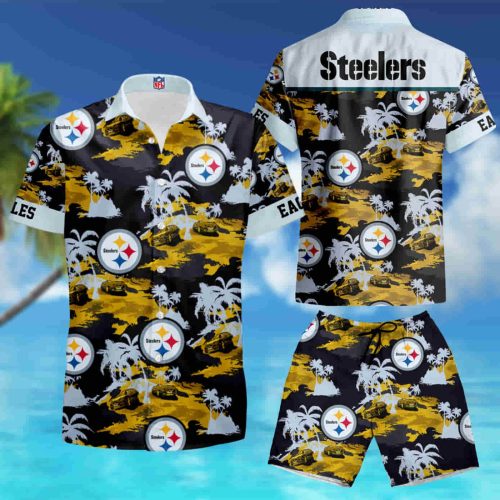 Nfl Pittsburgh Steelers Tommy Bahama Hawaiian Shirt summer shirt