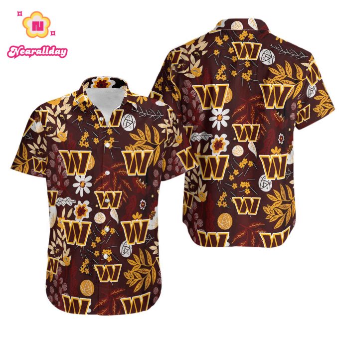 NFL Washington Commanders Aloha Version Hawaiian Shirt Men & Women Aloha Shirt
