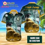Oakland Athletics MLB Hawaiian Shirt – Custom T-38177 Official Team Merchandise