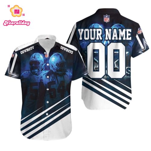 Personalized Esch And Smith Dallas Cowboys 3D Hawaiian Shirt, Gift For Fans