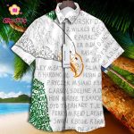 Philadelphia Eagles All Time Roster Word Art Print Vintage Aloha Hawaiian Shirt