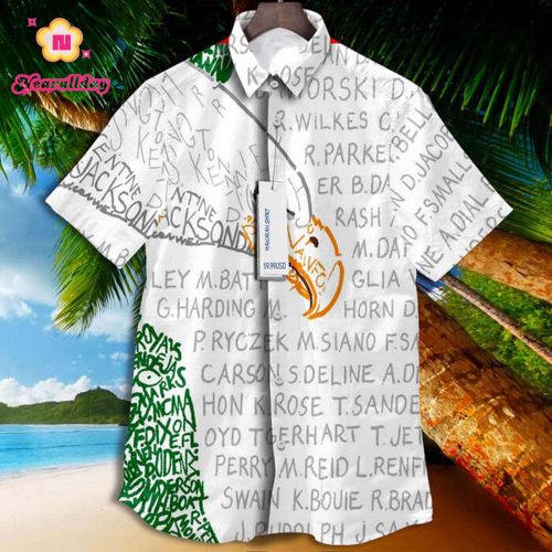 Philadelphia Eagles All Time Roster Word Art Print Vintage Aloha Hawaiian Shirt
