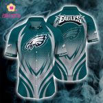 Philadelphia Eagles Button Down Shirt 3D Print GiftFS