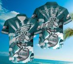 Philadelphia Eagles Grateful Dead Surfing Hawaiian Shirt