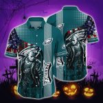 Philadelphia Eagles Halloweenaloha shirt,halloween hawaiian shirts,hawaiian shirts for men,hawaiian shirts for women