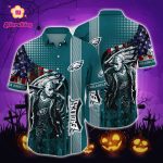 Philadelphia Eagles Halloweenaloha shirt,halloween hawaiian shirts,hawaiian shirts for men,hawaiian shirts for women