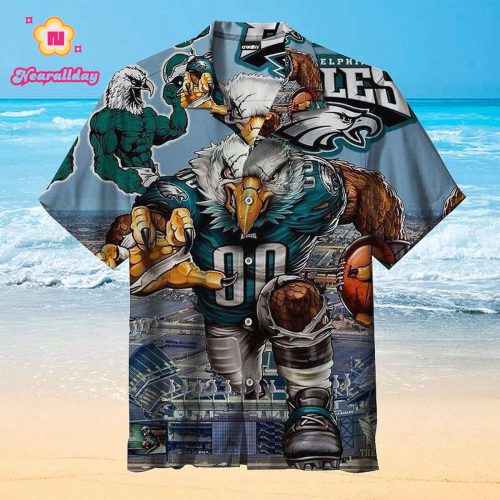 Philadelphia Eagles Logo Hawaiian shirt for man & women