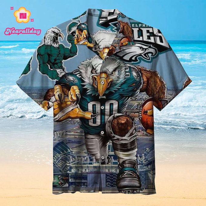 Philadelphia Eagles Logo Hawaiian shirt for man & women