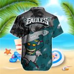 Philadelphia Eagles NFL Printed Hawaiian Shirt Custom Gift