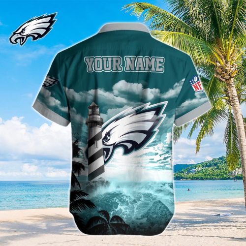 Philadelphia Eagles NFL Printed Hawaiian Shirt Custom Gift