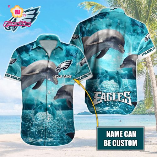 Philadelphia Eagles NFL Printed Hawaiian Shirt Custom Gift
