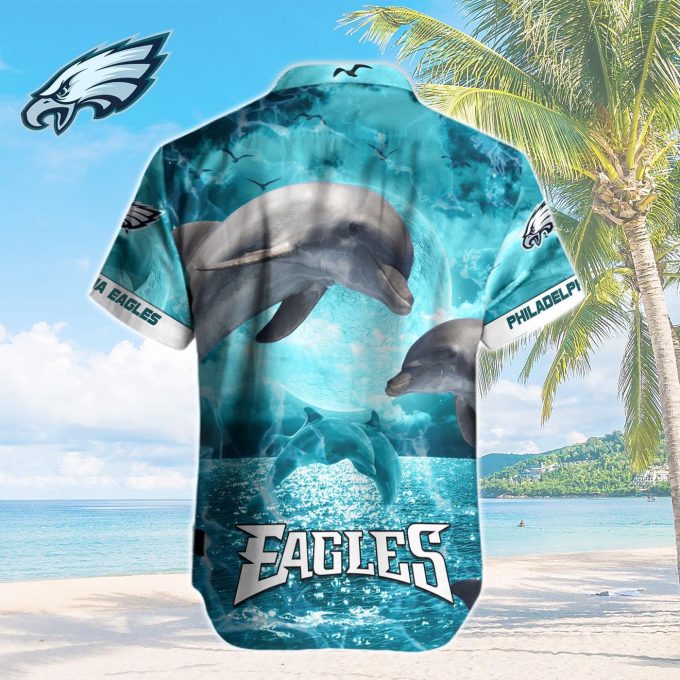 Philadelphia Eagles NFL Printed Hawaiian Shirt Custom Gift