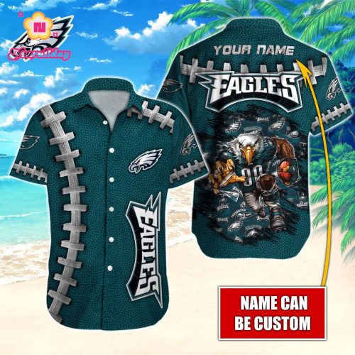 Philadelphia Eagles NFL Printed Hawaiian Shirt Custom Gift