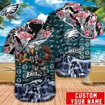 Philadelphia Eagles NFL Printed Hawaiian Shirt Custom Gift