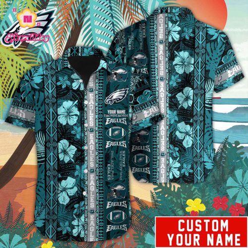 Philadelphia Eagles NFLHawaiian shirt Custom Gift