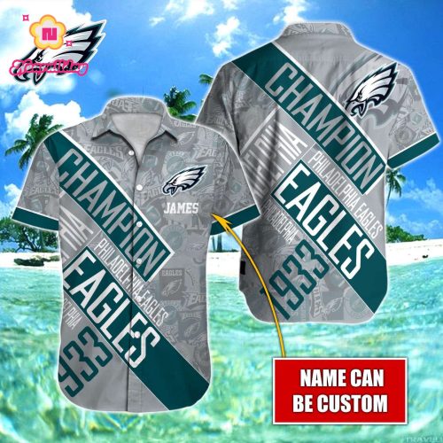 Philadelphia Eagles NFLHawaiian shirt Custom Gift