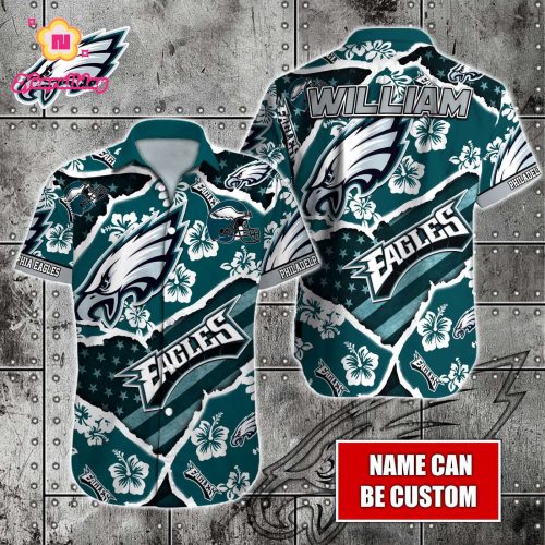 Philadelphia Eagles NFLHawaiian shirt Custom Gift