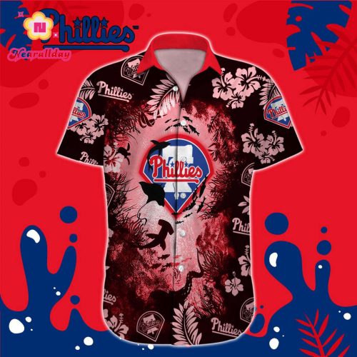 Philadelphia Phillies Custom MLB Hawaiian Shirt – Officially Licensed Gear