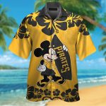 Pittsburgh Pirates Hawaiian Shirt – Short Sleeve Button Up Tropical Aloha – FV10