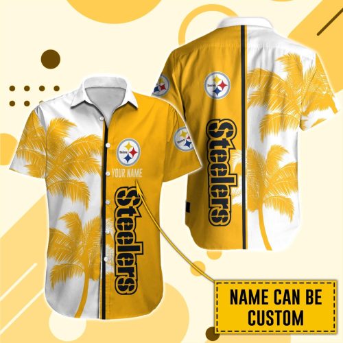 Pittsburgh Steelers Hawaii Shirt Men Short Custom  NFL Gift